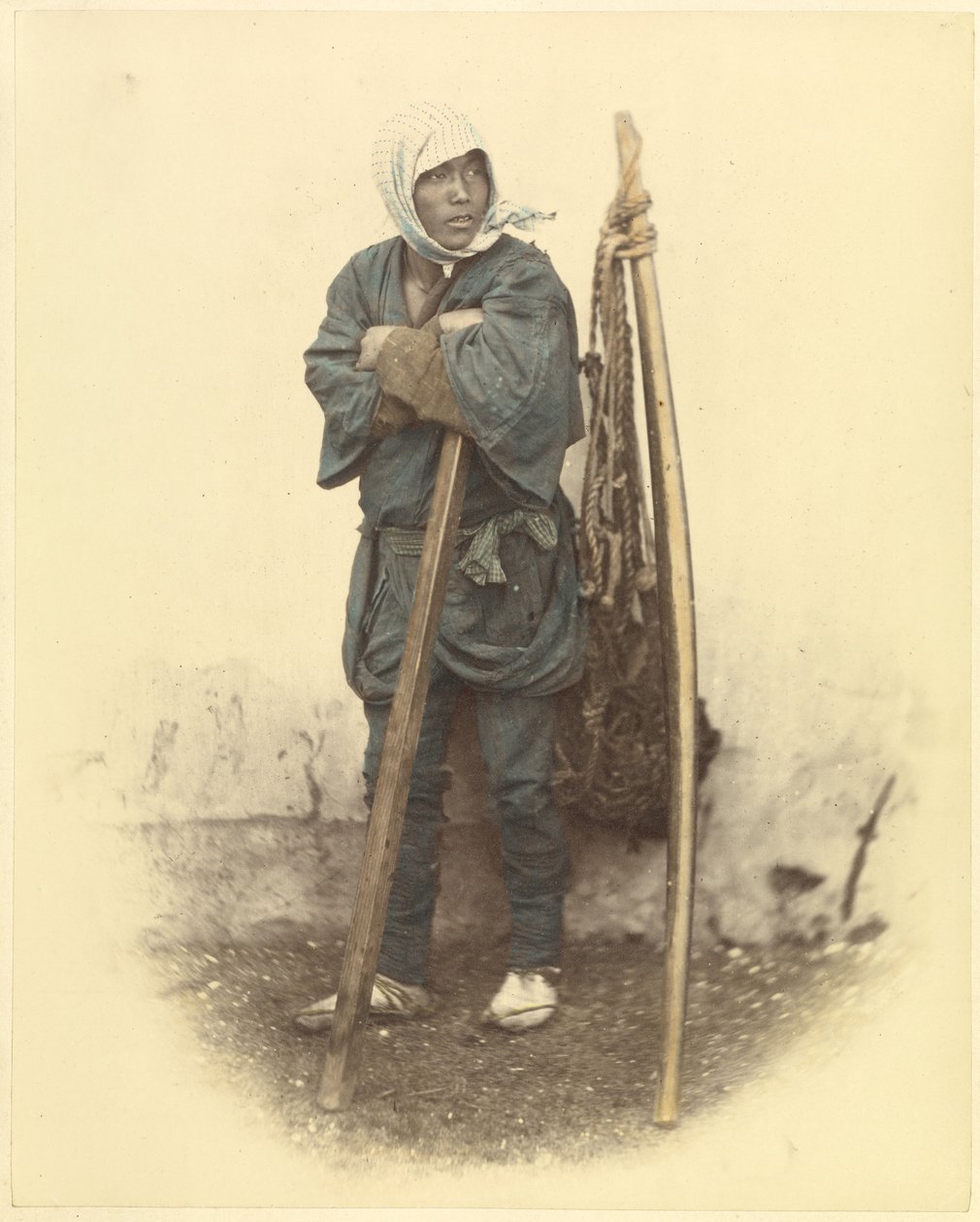[Un travailleur sous contrat japonais] - Felice Beato