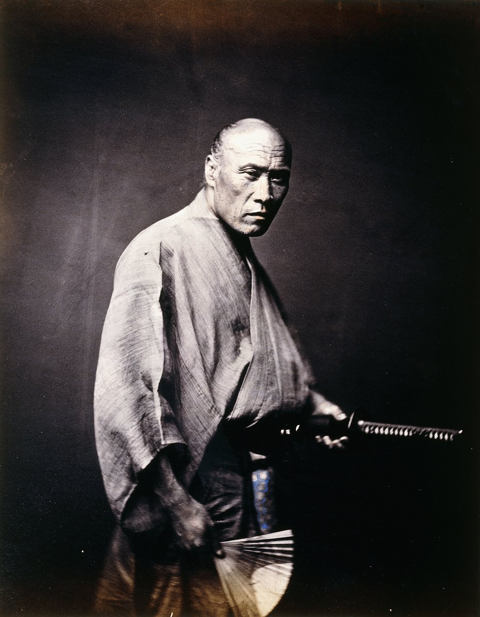 Un samouraï japonais, vers 1864-1866 - Felice Beato