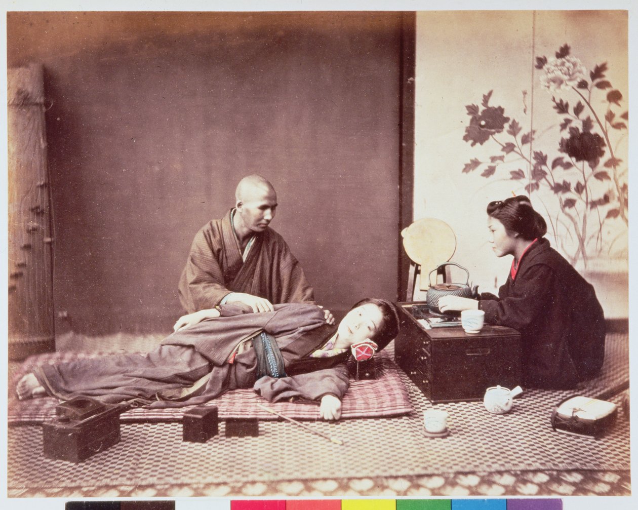 Masseur japonais, c.1890 - Felice Beato