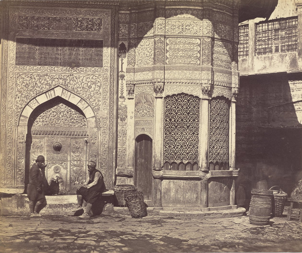 La Fontaine Ancienne près du Vieux Pont - Felice Beato