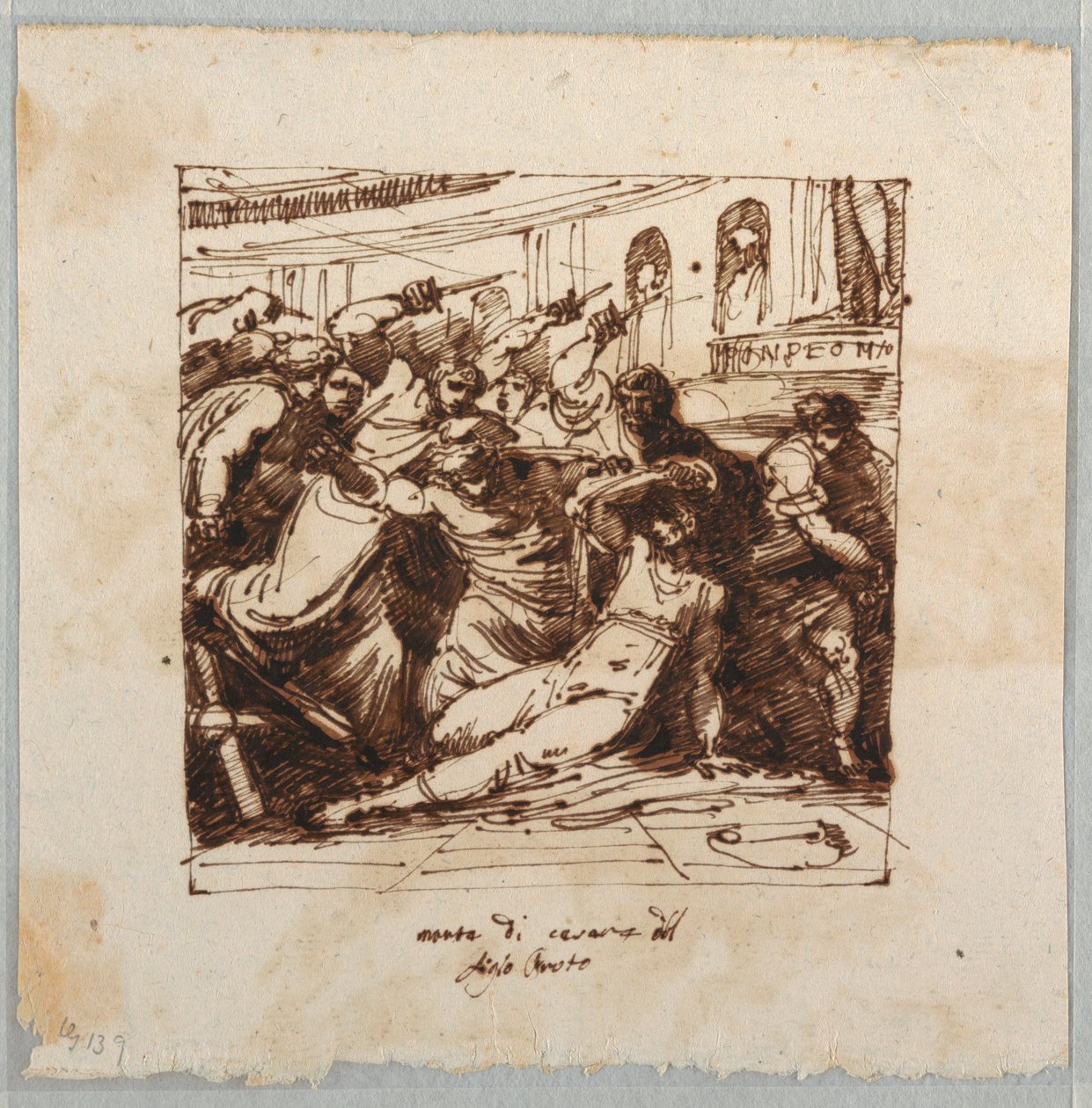Le meurtre de César - Felice Giani