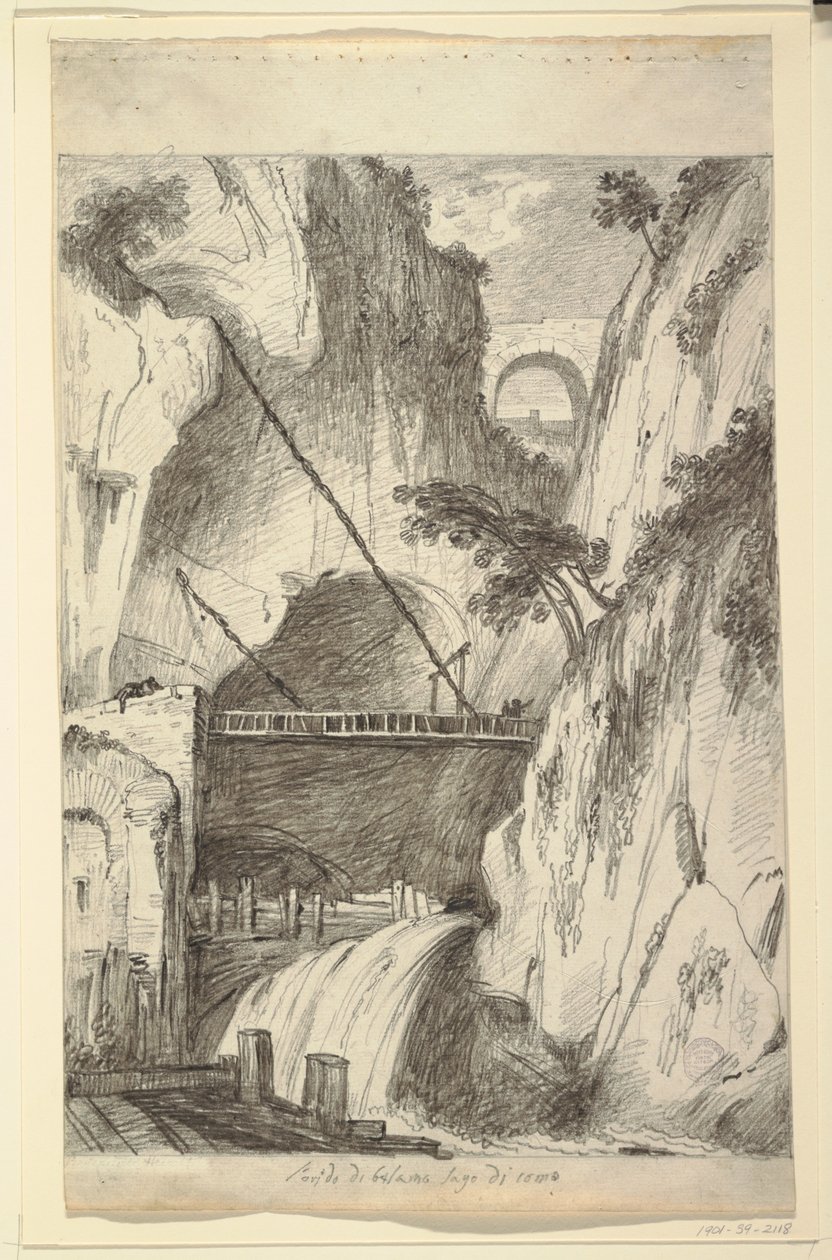 Le Ravin de Bellano, près du Lac de Côme - Felice Giani