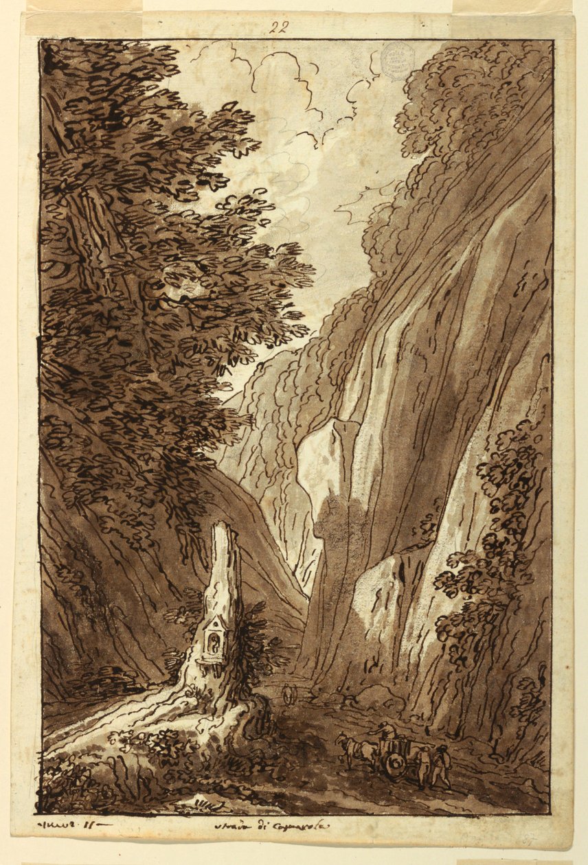 La route de Caprarola - Felice Giani