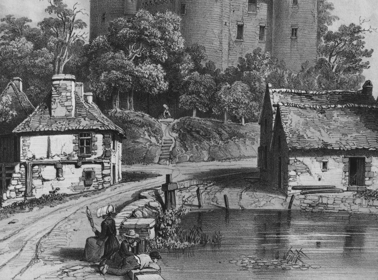Le Château de Combourg (détail) - Felix Benoist