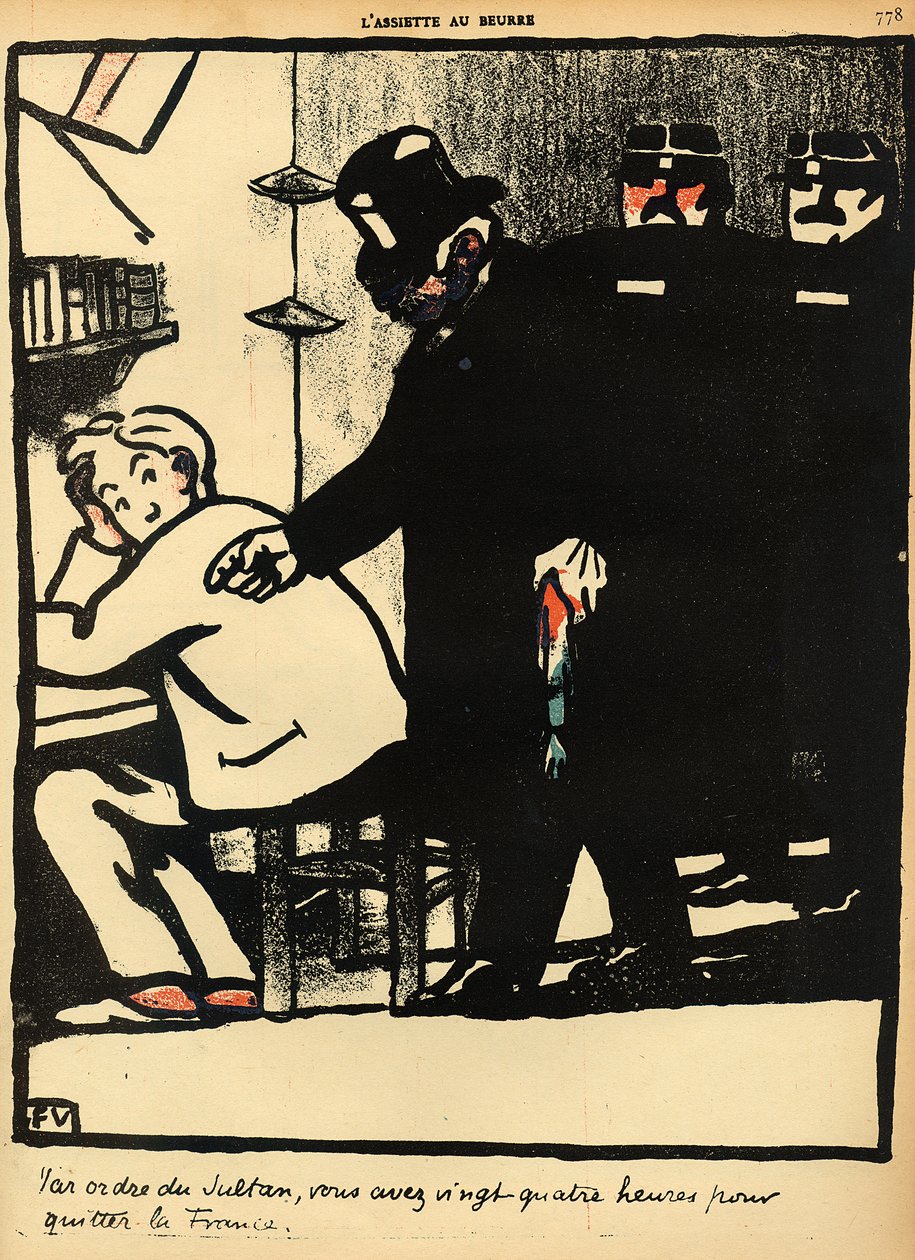 Un prisonnier est exilé, tiré de 