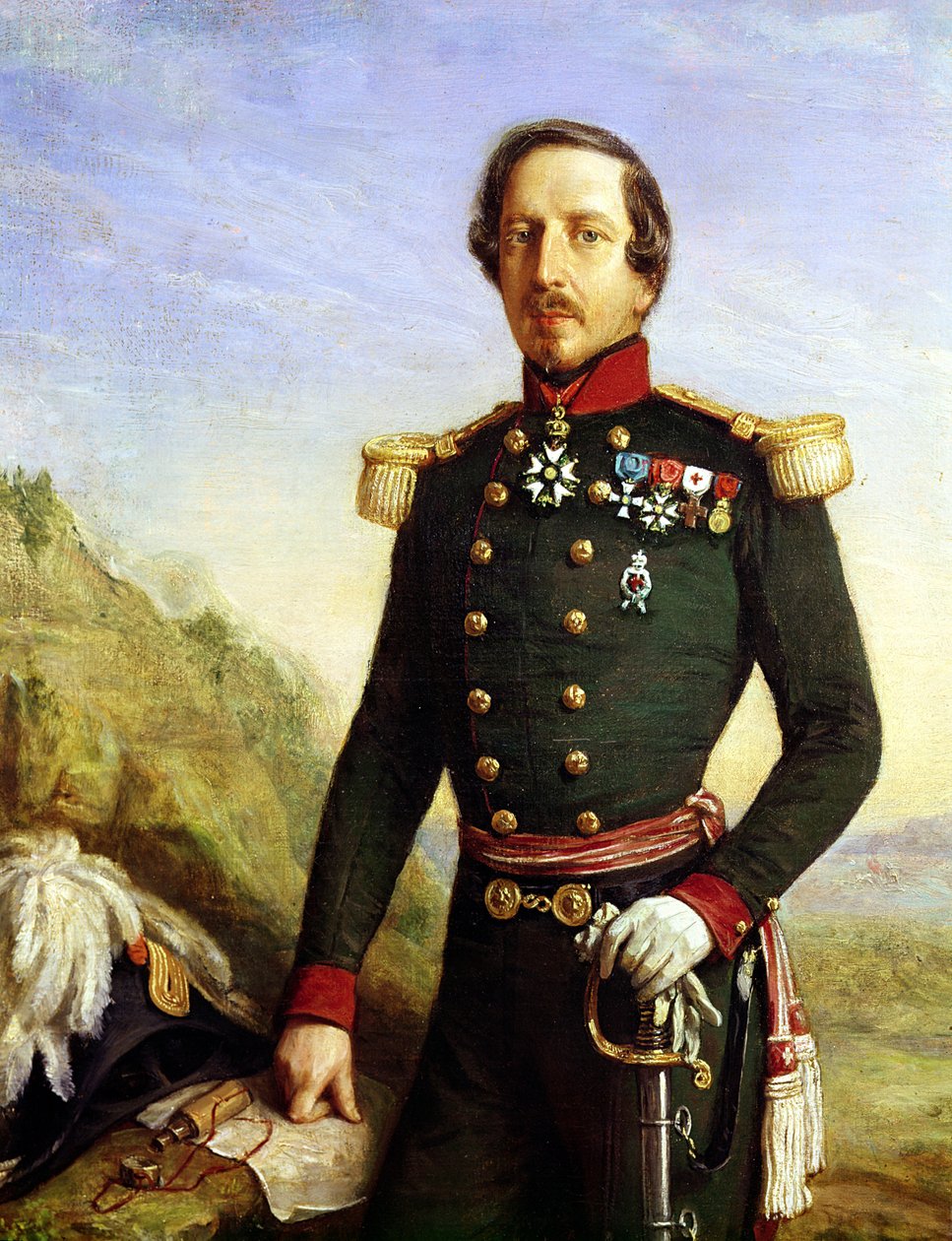 Portrait de Napoléon III (1808-73) 1852 (détail) - Felix Francois Barthelemy Genaille
