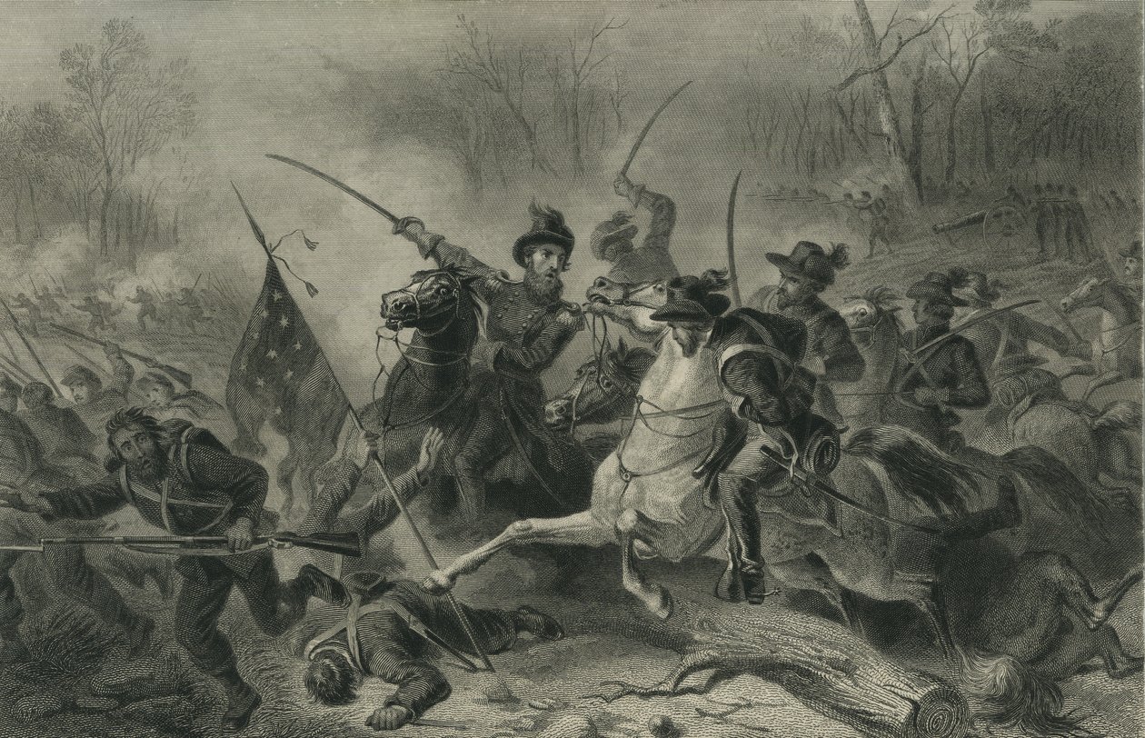 Bataille de Shiloh, Tennessee, vers 1862 - Felix Octavius Carr Darley
