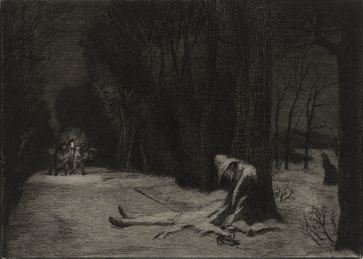 La Mort de Matamore - Felix Bracquemond