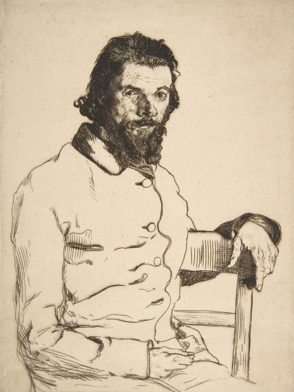 Portrait de Charles Meryon, 1853 - Felix Bracquemond