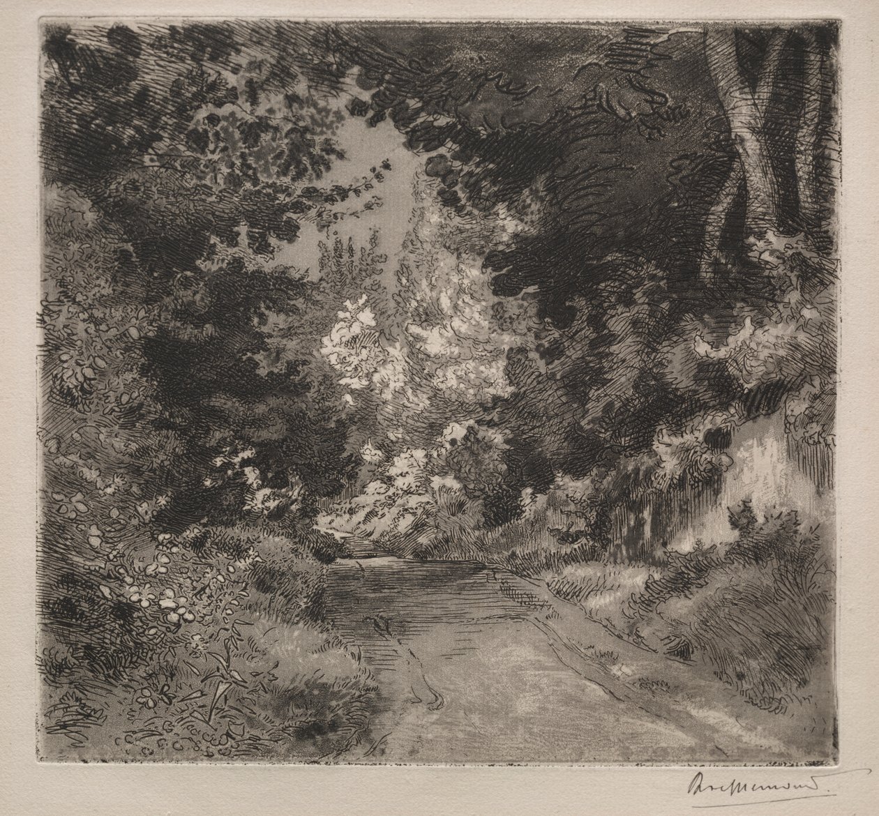 Route de Sèvres - Felix Bracquemond