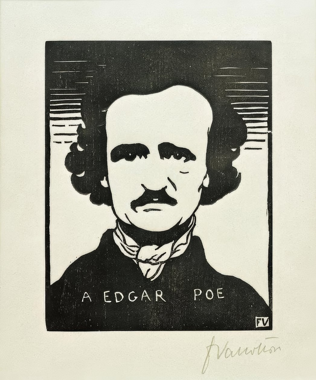 À Edgar Poe - Felix Edouard Vallotton