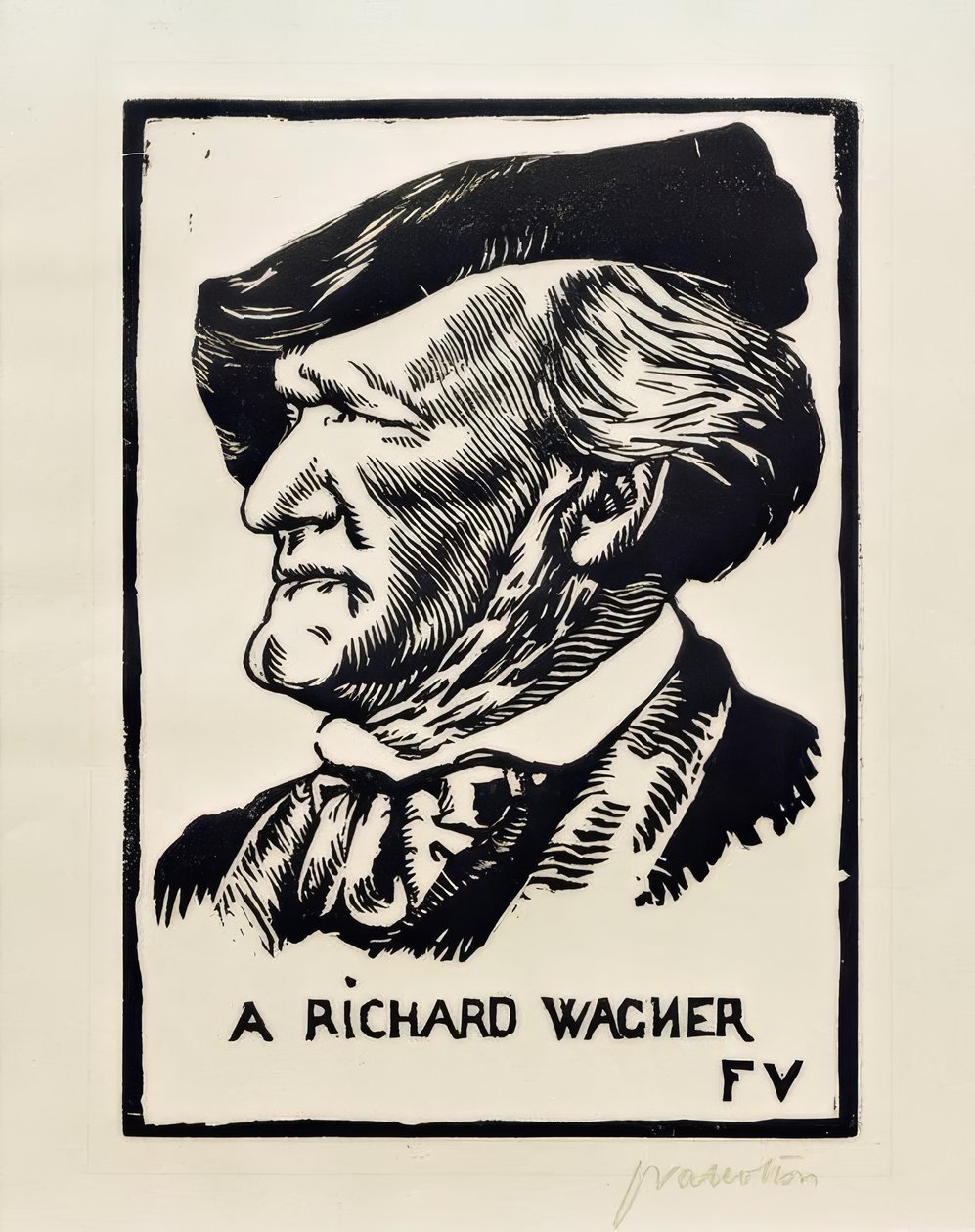 À Richard Wagner - Felix Edouard Vallotton