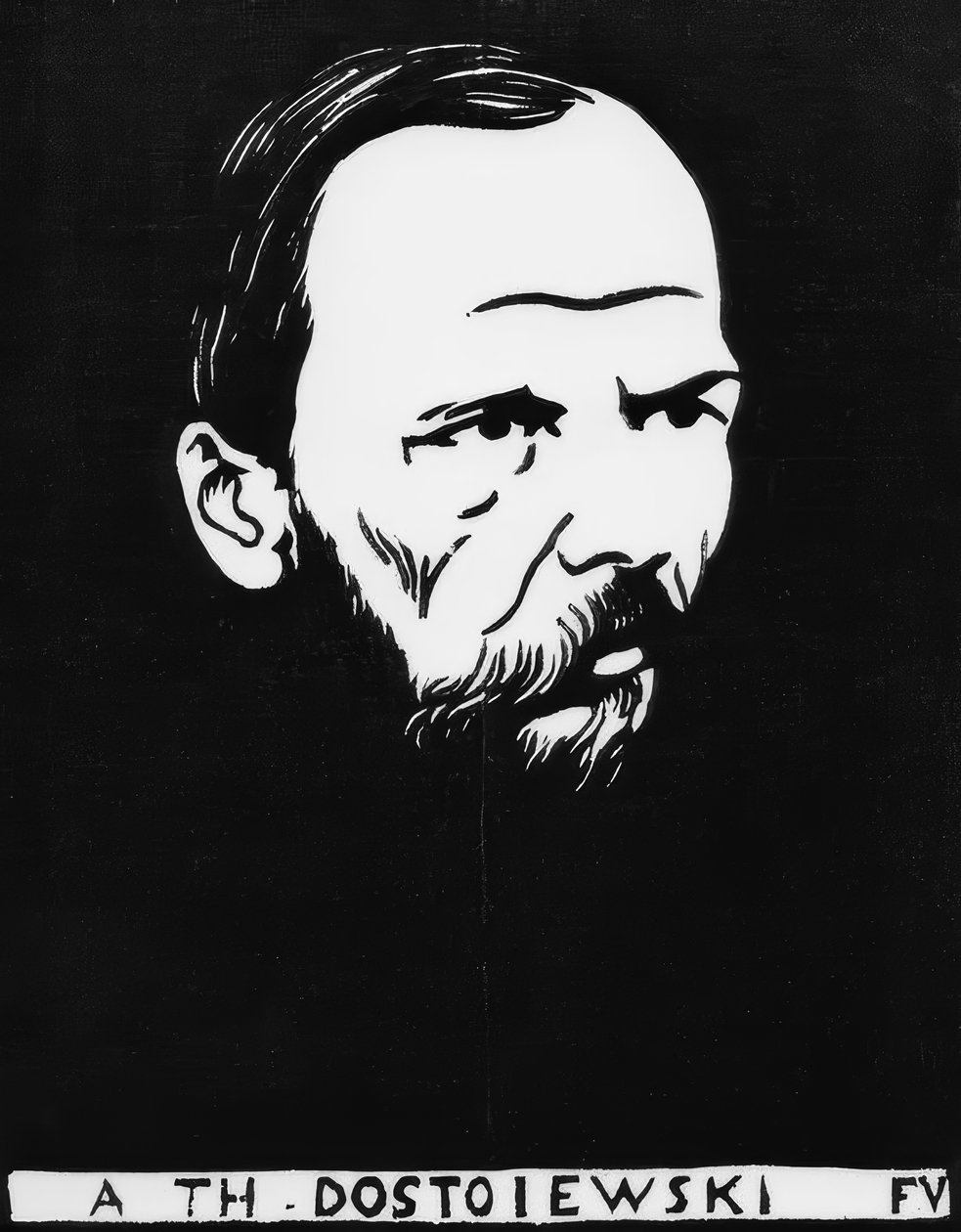 À Th. Dostoiewski - Felix Edouard Vallotton
