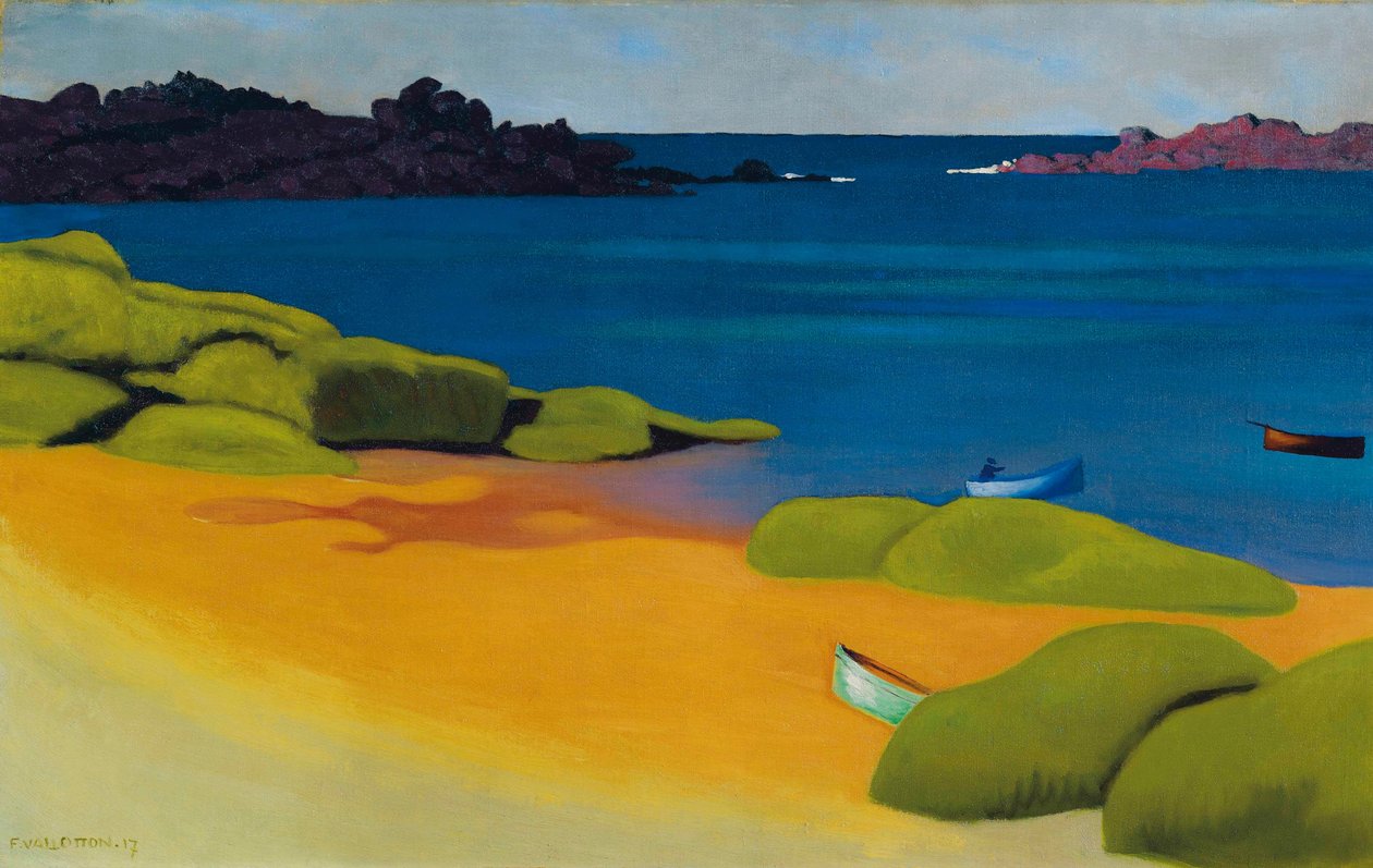 Baie à Trégastel, 1917 - Felix Edouard Vallotton