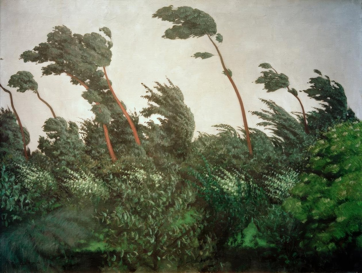 Le vent - Felix Edouard Vallotton