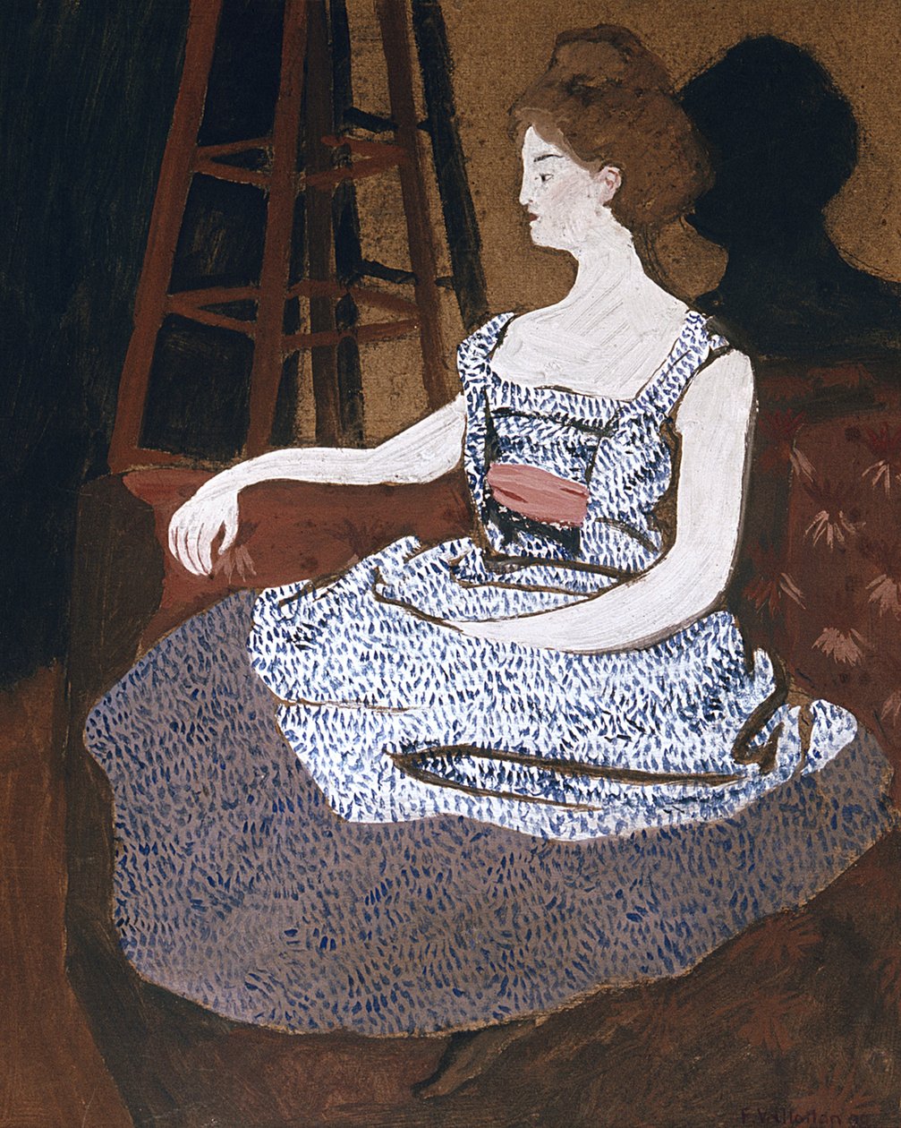 Misia Godebska-Natanson - Felix Edouard Vallotton