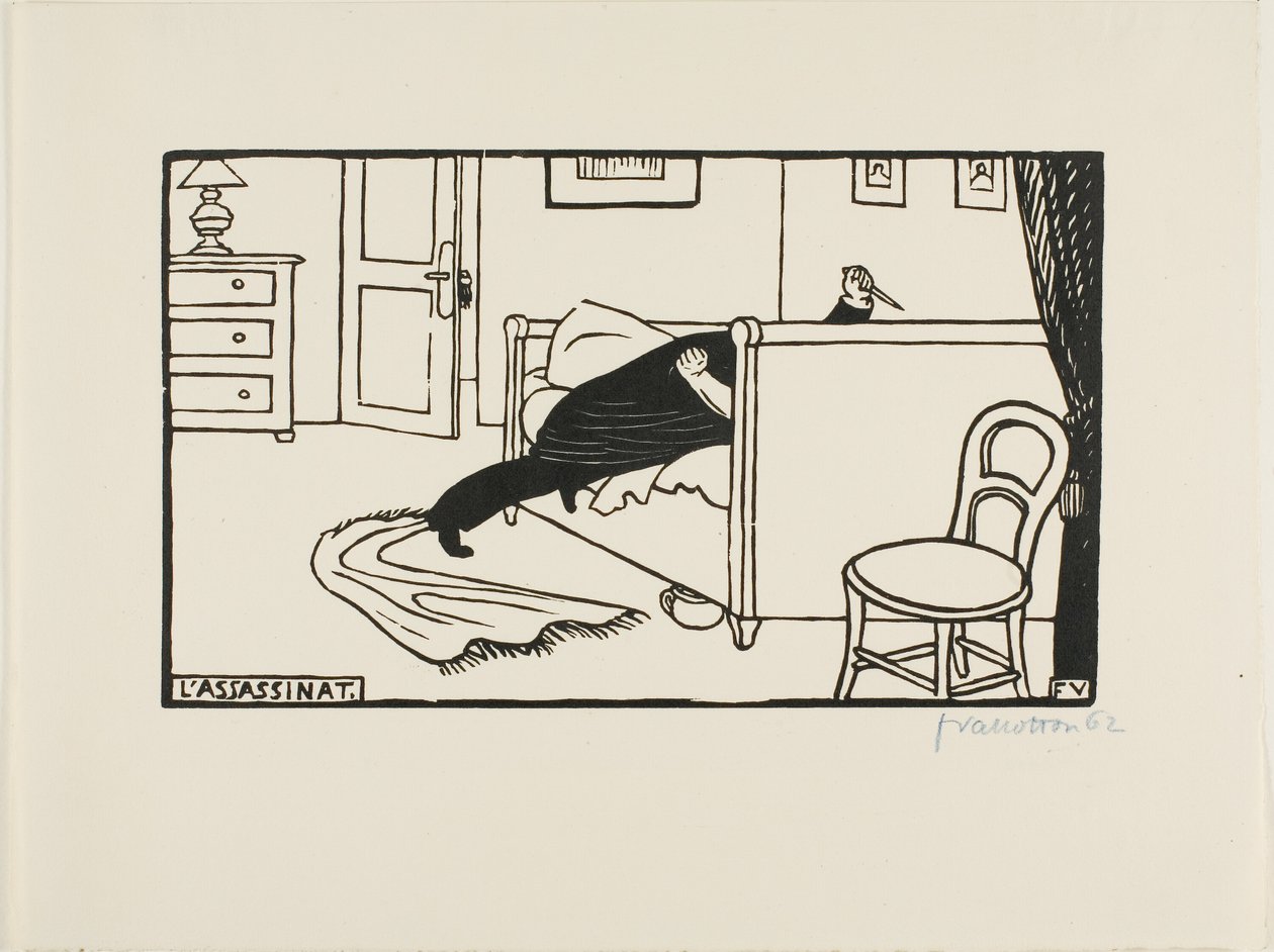 Meurtrier - Felix Edouard Vallotton