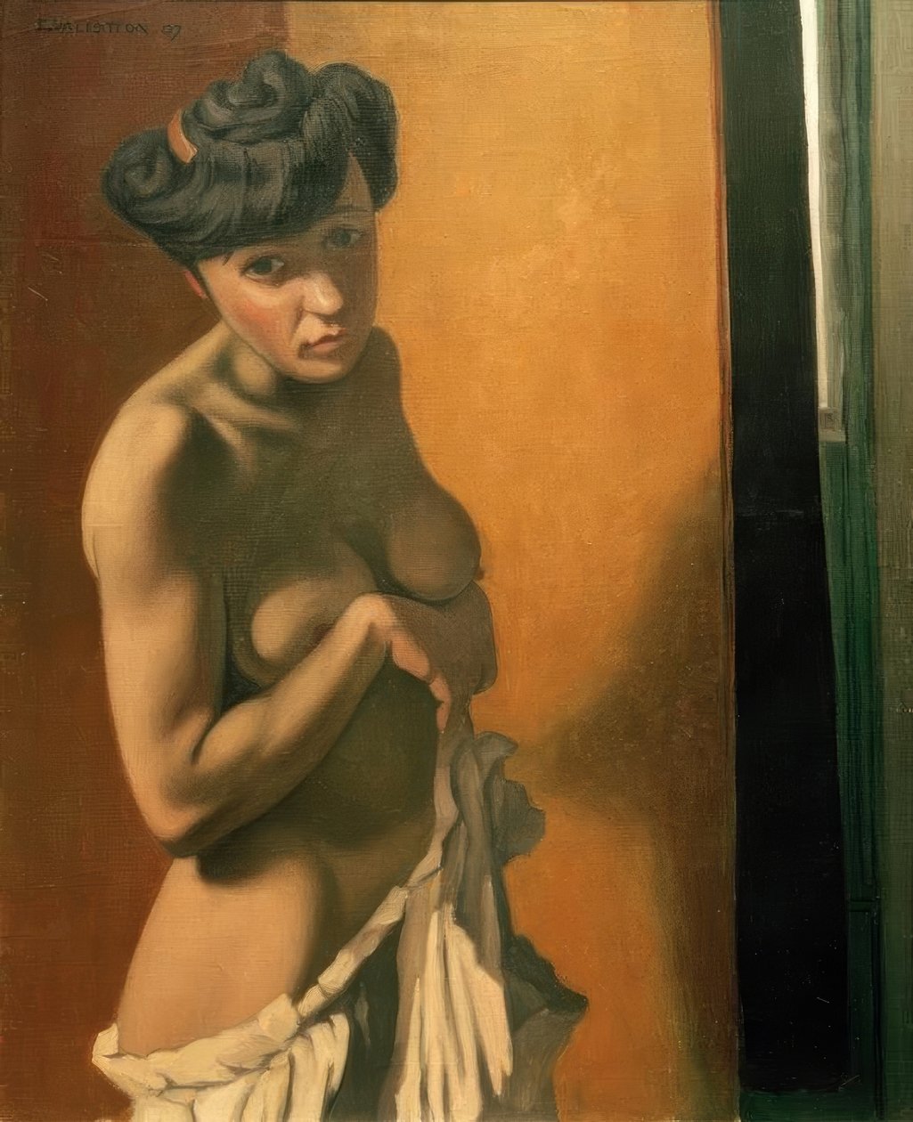 Torse nu brun - Felix Edouard Vallotton