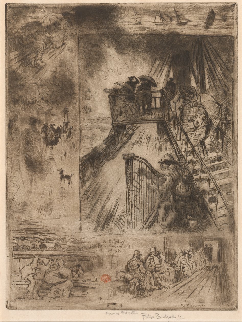 La Traversée, 1879-1885 - Felix Hilaire Buhot