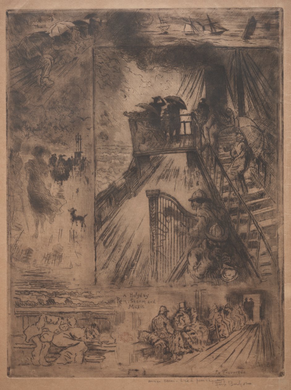 La Traversée - Felix Hilaire Buhot