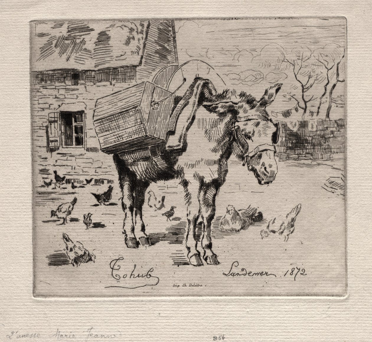 La Mule, Marie-Jeanne - Felix Hilaire Buhot