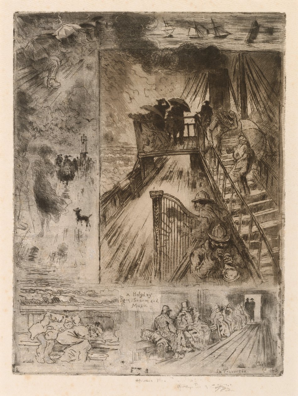 Le Passage - Felix Hilaire Buhot