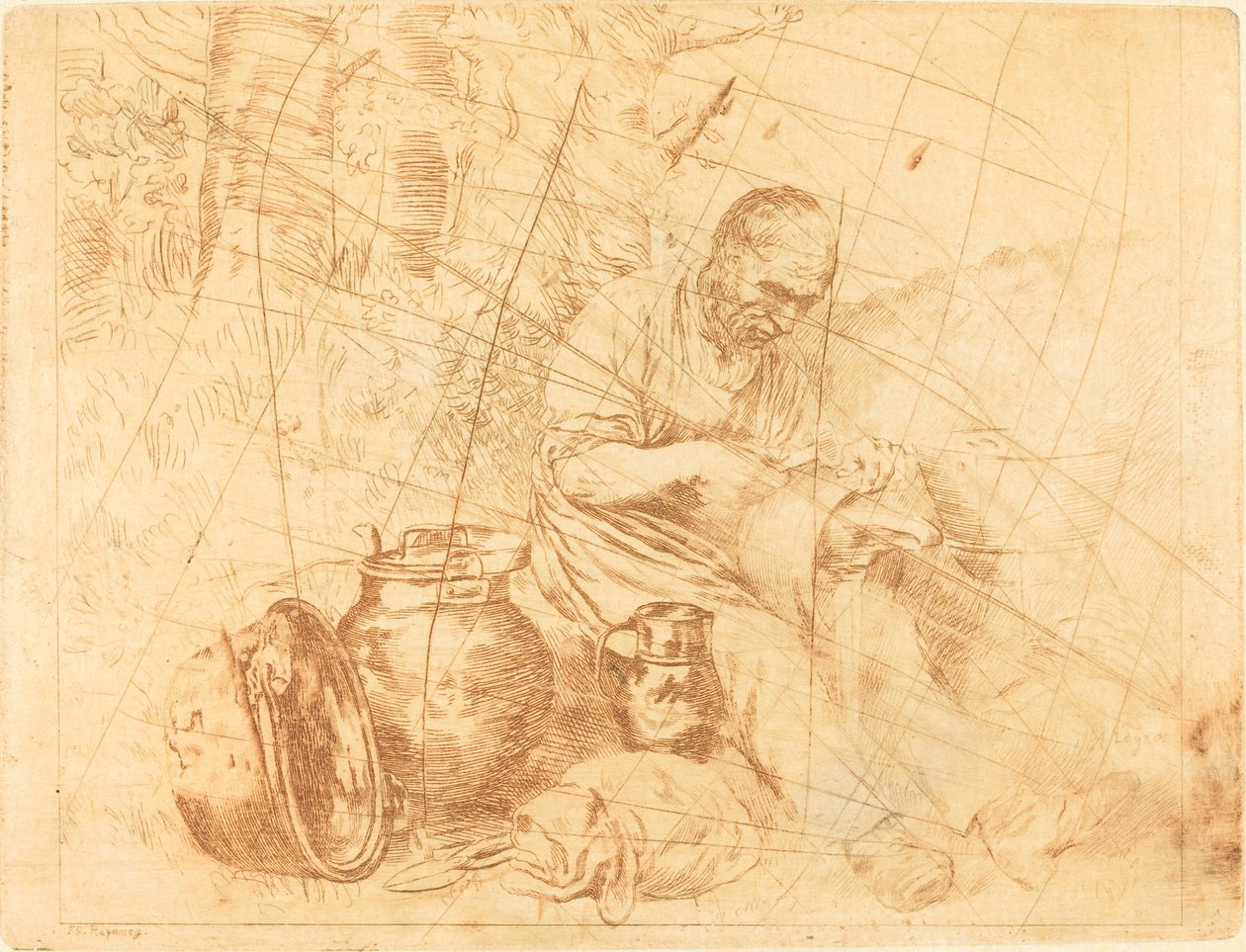Le rétameur - Felix Régamey after Alphonse Legros