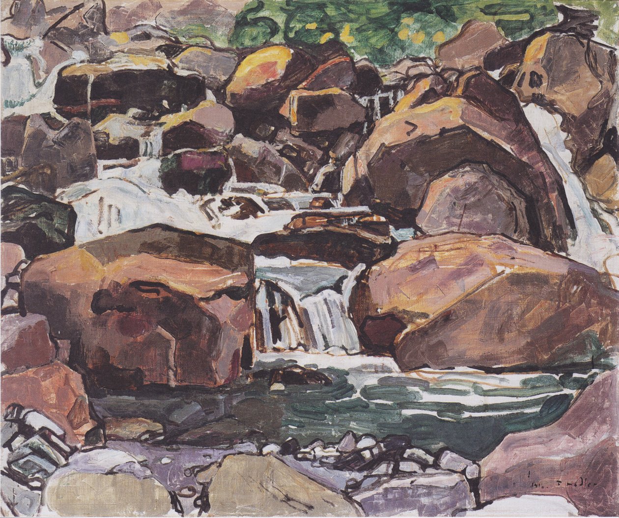 Ruisseau de montagne près de Champéry - Ferdinand Hodler