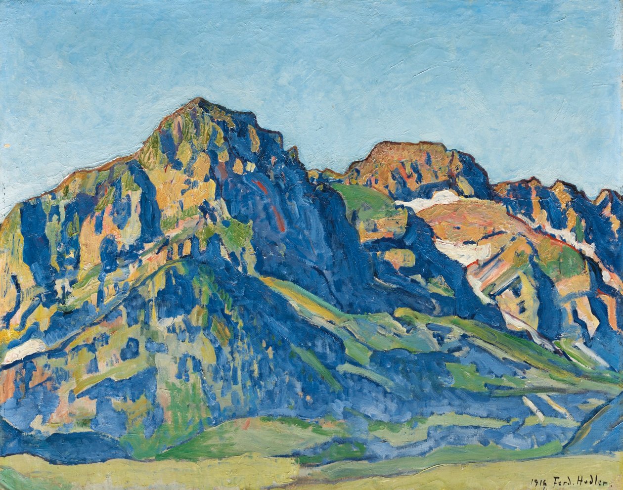 Les Dents Blanches - Ferdinand Hodler