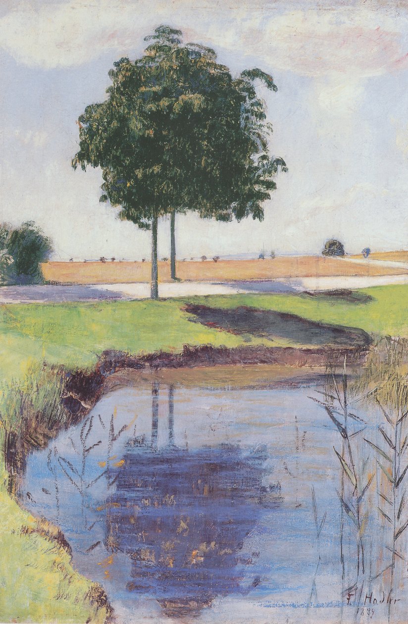 Les châtaigniers - Ferdinand Hodler