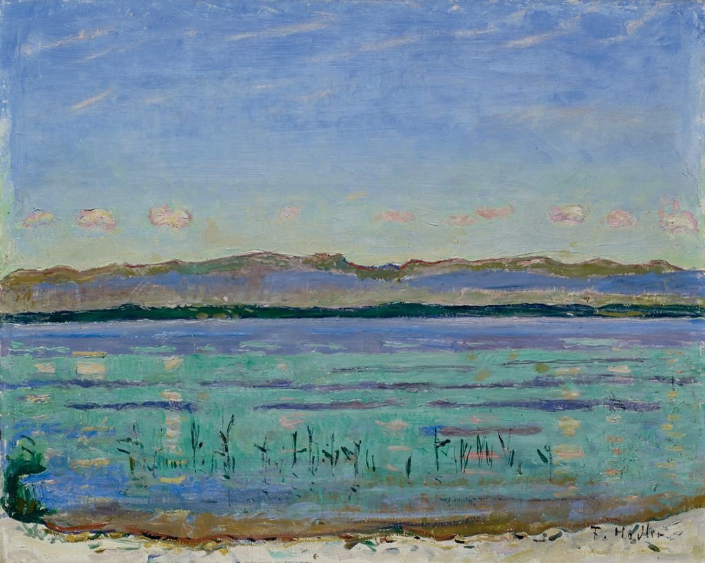 Lac Léman avec le Jura - Ferdinand Hodler