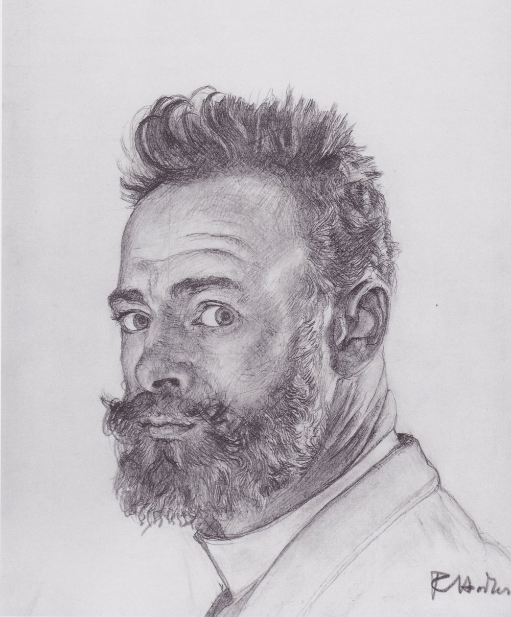 Autoportrait parisien - Ferdinand Hodler