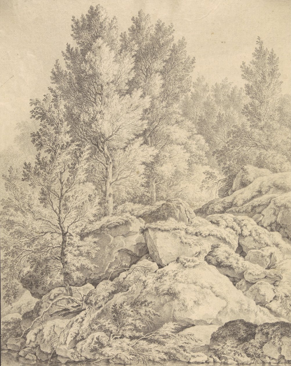 Vue de la vallée de Trippstadt dans le Palatinat - Ferdinand Kobell