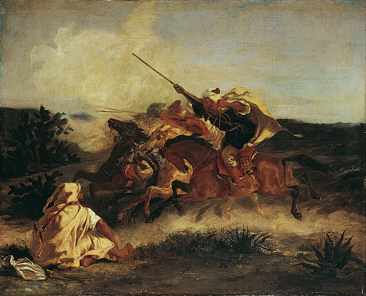 Fantasia Arabe - Ferdinand Victor Eugene Delacroix
