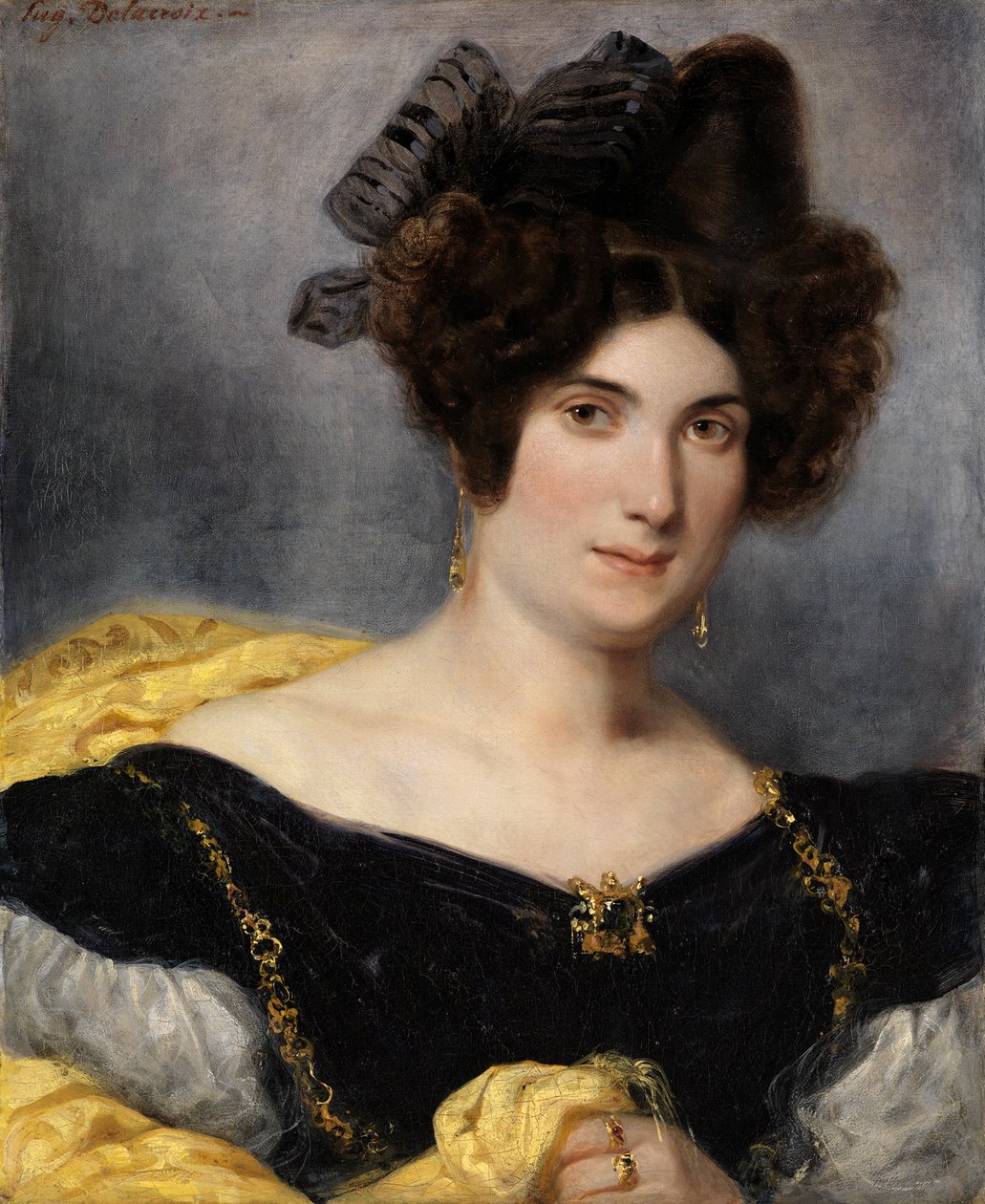 Madame François Simon - Ferdinand Victor Eugene Delacroix