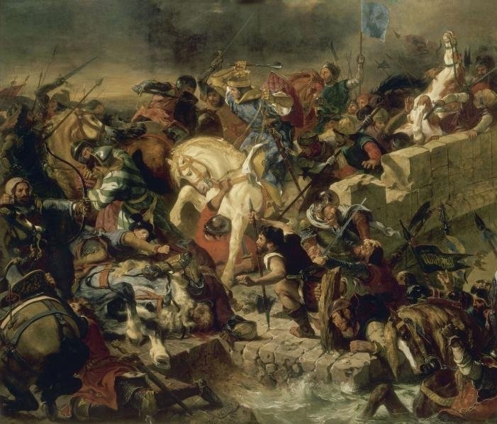 La bataille de Taillebourg - Ferdinand Victor Eugene Delacroix