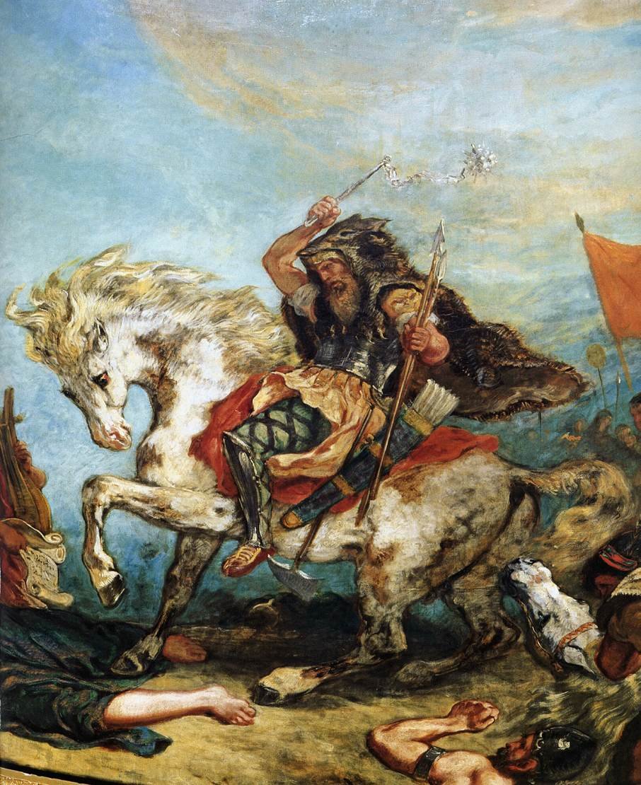 Victor Delacroix Attila (fragment) - Ferdinand Victor Eugene Delacroix