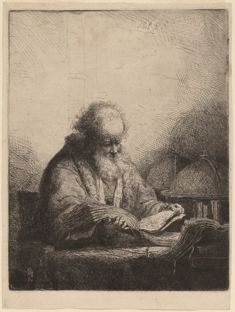Un vieil homme lisant - Ferdinand Bol