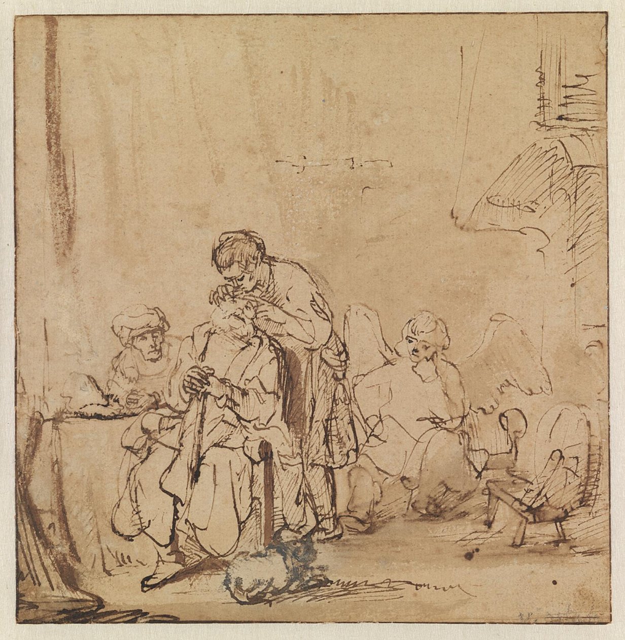 La guérison de Tobit - Ferdinand Bol