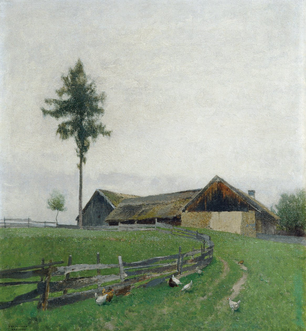 Ferme près de Zwettl - Ferdinand Brunner