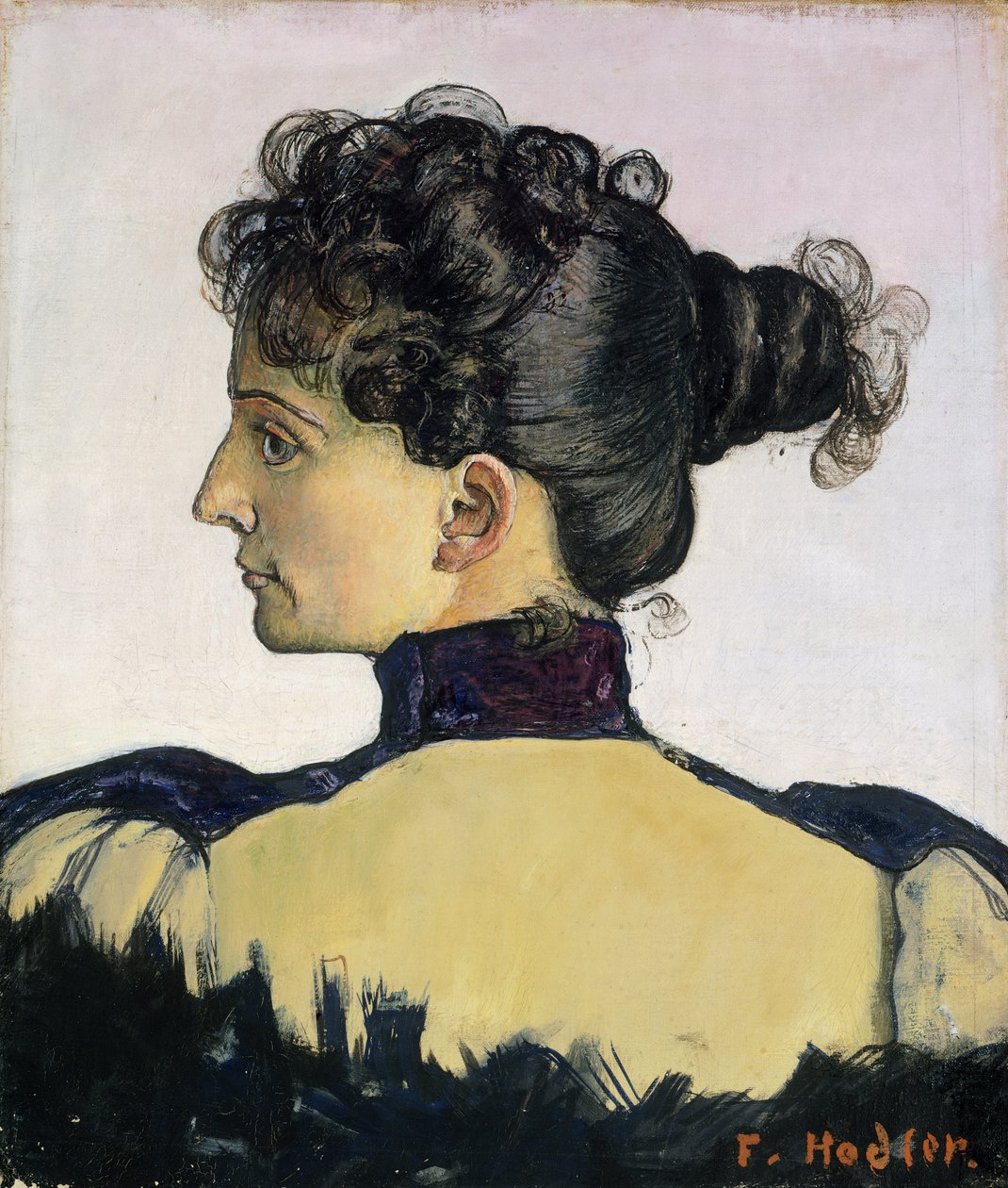 Portrait de Berthe Jacques - Ferdinand Hodler