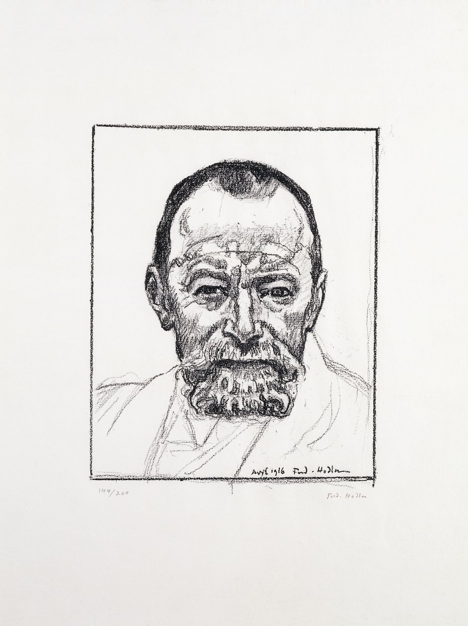 Autoportrait, vers 1916-8 - Ferdinand Hodler