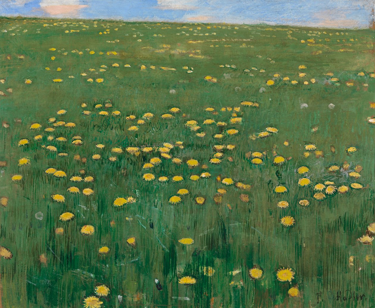 La prairie fleurie - Ferdinand Hodler