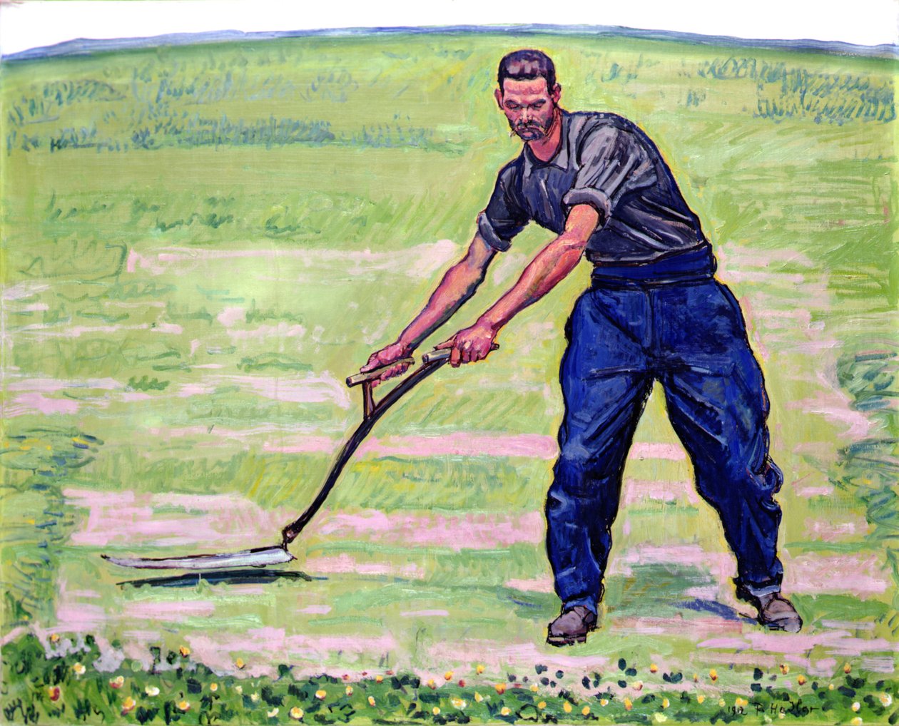 Le faucheur - Ferdinand Hodler