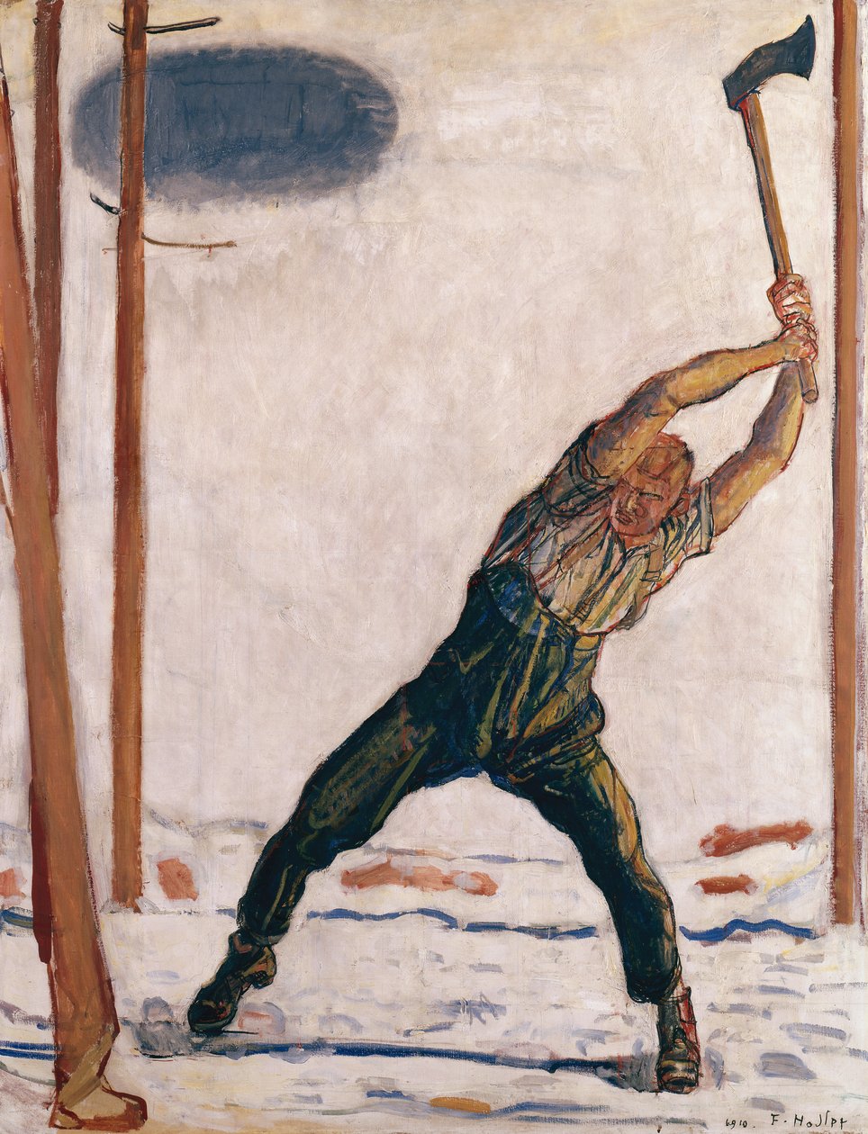 Le bûcheron - Ferdinand Hodler