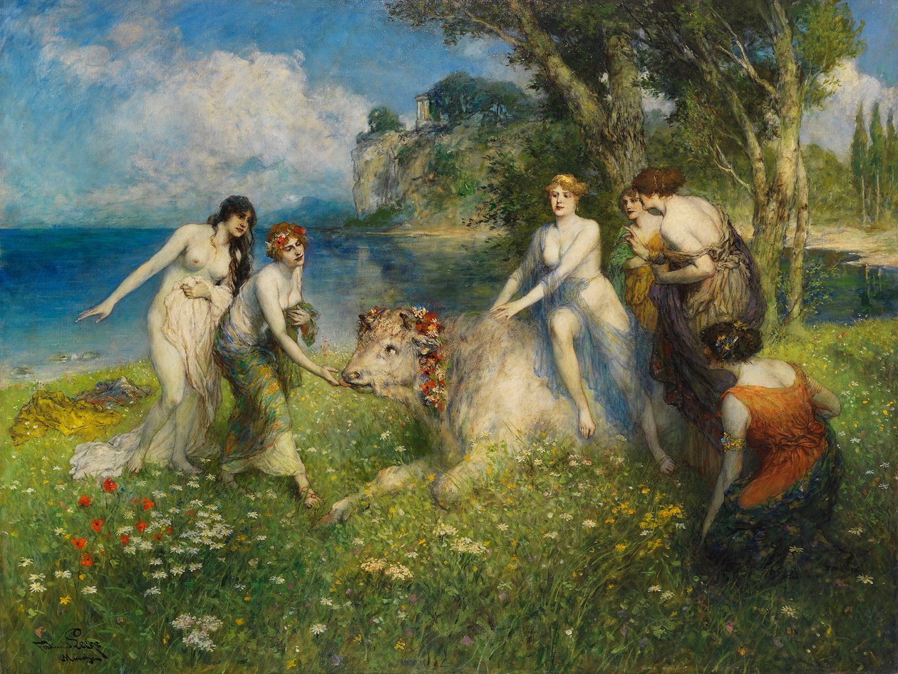 Europe et le Taureau, années 1910 - Ferdinand Leeke