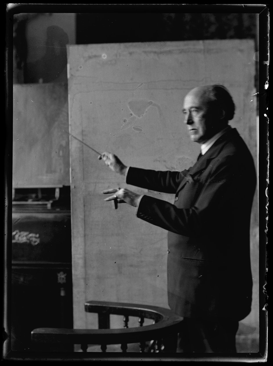 Portrait de Felix Weingartner (1863-1942) - Ferdinand Schmutzer