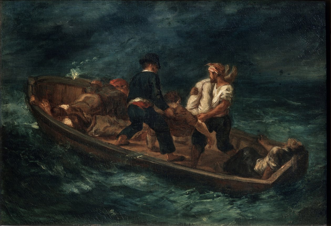 Après un naufrage, 1847 - Ferdinand Victor Eugene Delacroix