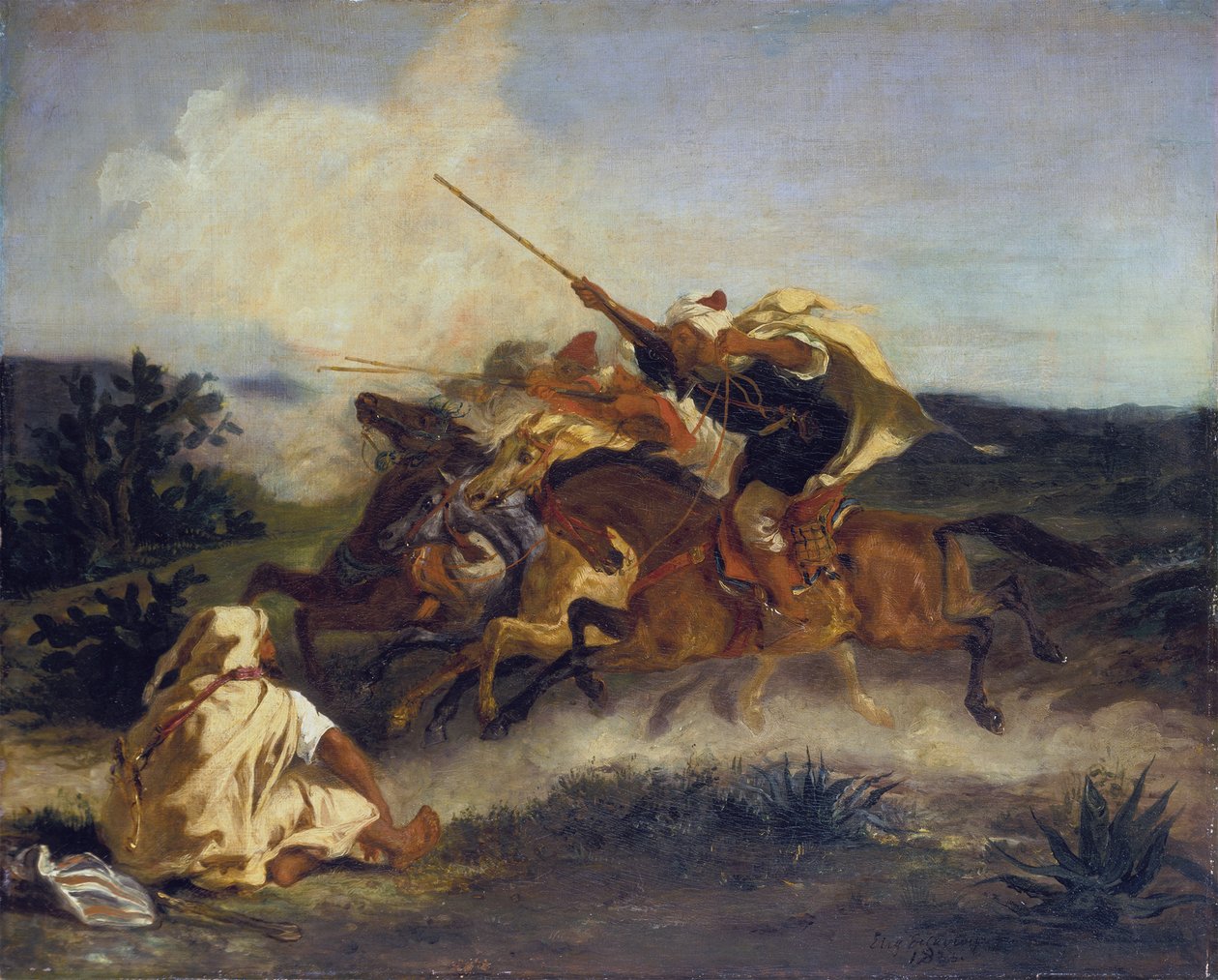 Fantaisie arabe - Ferdinand Victor Eugene Delacroix