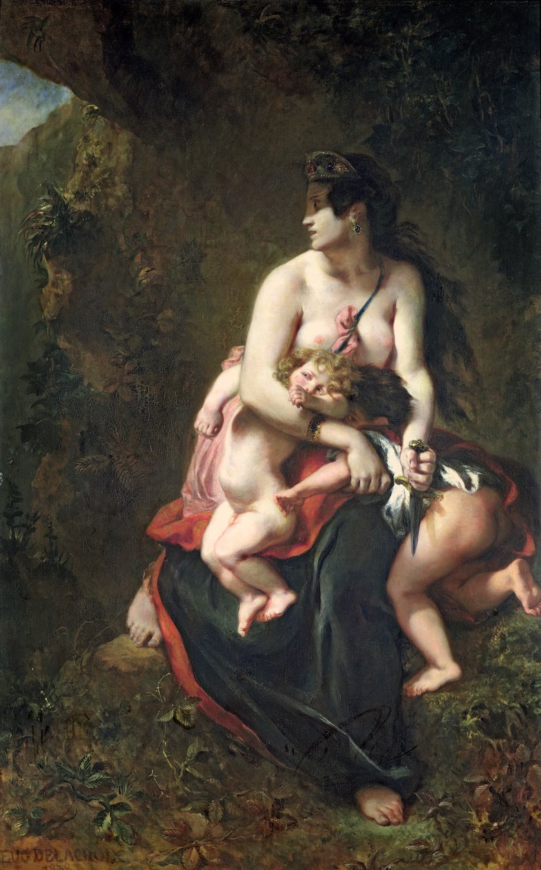 Médée, 1838 - Ferdinand Victor Eugene Delacroix